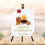 Lohri Party Welcome Board for Kids