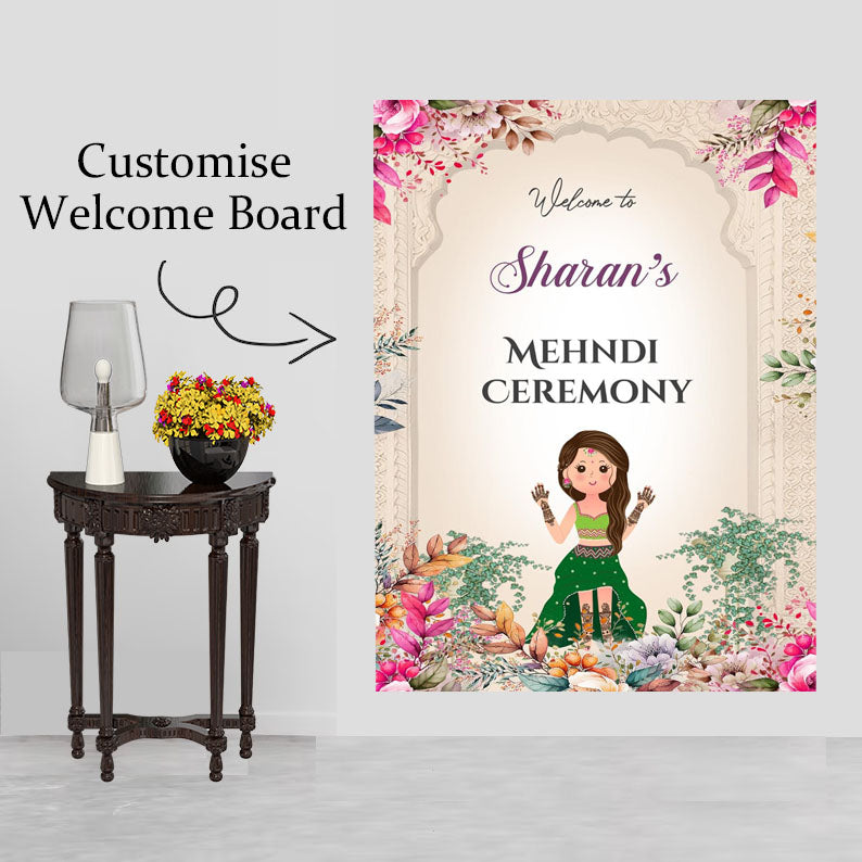 Wedding Ceremony Theme Party Welcome Board