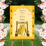 Wedding Ceremony Theme Party Welcome Board