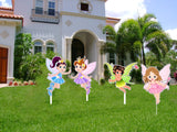 Butterflies & Fairies Theme Birthday Party Cutouts