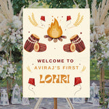 Lohri Party Welcome Board for Kids (Copy)