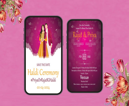 Wedding Theme Invitation for Birthday