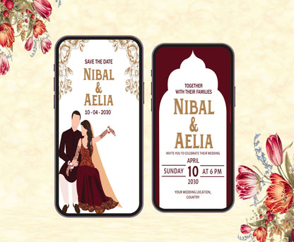 Wedding Theme Invitation for Birthday