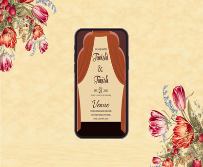 Wedding Theme Invitation for Birthday