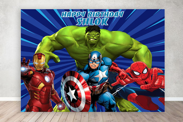 Avenger Theme Party Backdrop