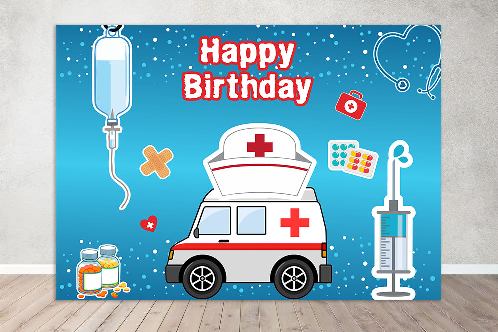 Doctor Theme Birthday Party Backdrop