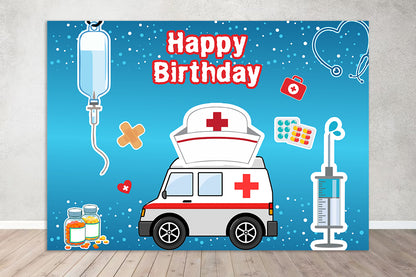 Doctor Theme Birthday Party Backdrop