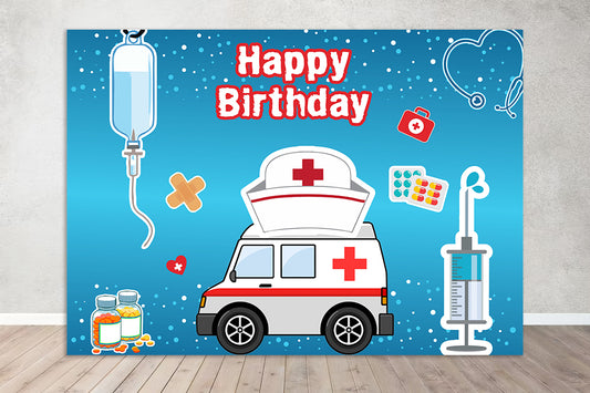 Doctor Theme Birthday Party Backdrop