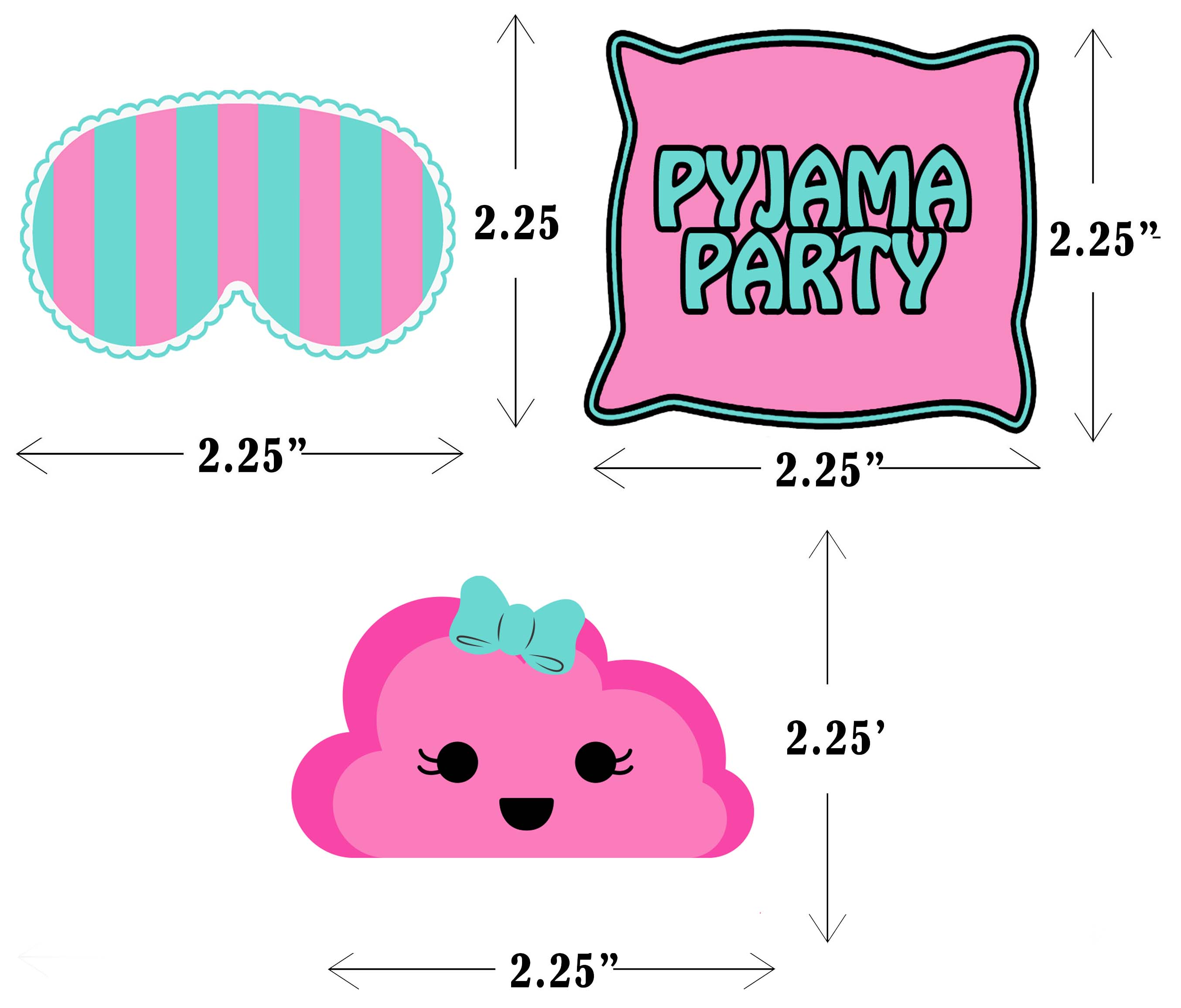 buy-pyjama-party-theme-party-cupcake-toppers-party-supplies