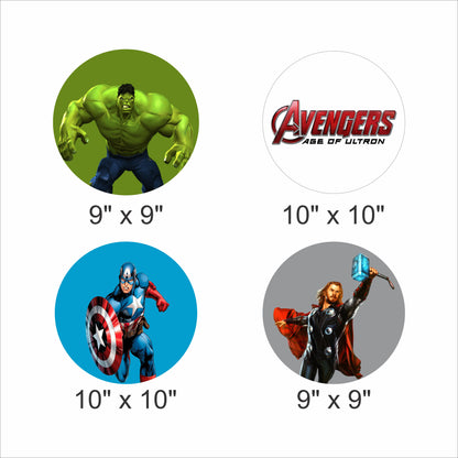 Avenger Theme Birthday Party Theme Hanging Set for Decoration