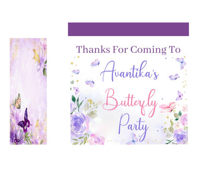 Butterfly & Fairies Theme Birthday Party Gift Bags For Return Gifts