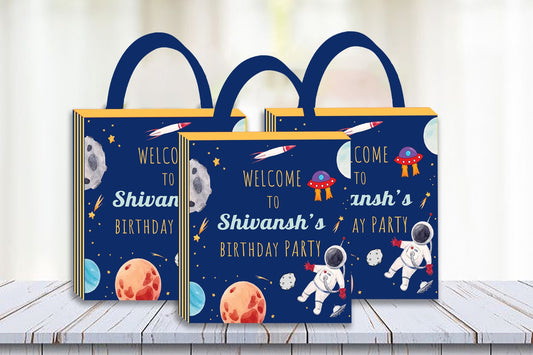 Space Theme Birthday Party Gift Bags For Return Gifts