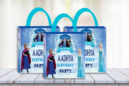 Frozen Theme Birthday Party Gift Bags For Return Gifts
