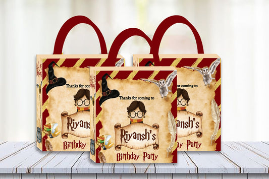 Harry Potter Theme Birthday Party Gift Bags For Return Gifts