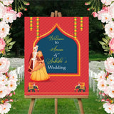 Wedding Ceremony Theme Party Welcome Board