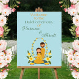 Wedding Ceremony Theme Party Welcome Board