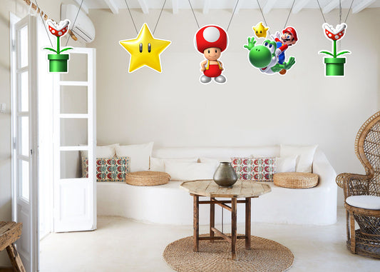 Super Mario Theme Birthday Party Theme Hanging Set for Decoration