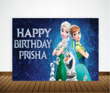 Frozen Theme Birthday Party Backdrop