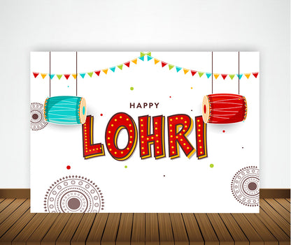 Lohri Party Backdrop For Kids
