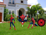 Spiderman Theme Birthday Party Cutouts