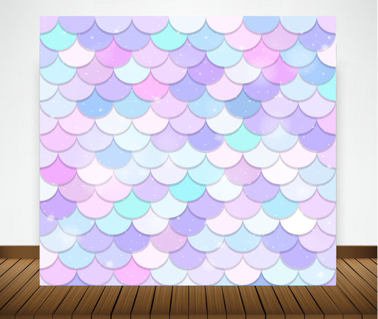 Mermaid Theme Birthday Party Backdrop