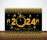 New Year Party Decorations Complete Set with Backdrop