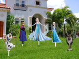 Frozen Theme Birthday Party Cutouts