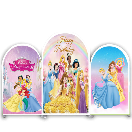 Princess Theme Birthday Party Arch Backdrop