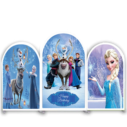 Frozen Theme Birthday Party Arch Backdrop