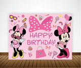 Minnie Theme Birthday Backdrop