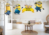 Minnion Theme Birthday Party Theme Hanging Set for Decoration