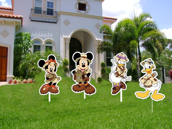 Mickey Mouse Theme Birthday Party Cutouts