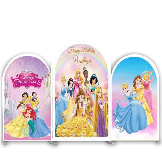 Princess Theme Birthday Party Arch Backdrop
