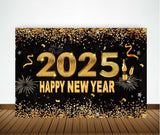 New Year Party Backdrop for Decoration