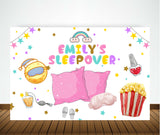 Pyjama Party Theme Birthday Party Backdrop