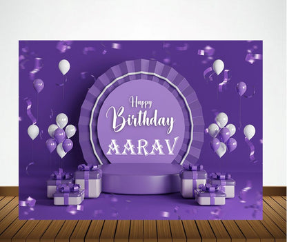 Joyful Birthday Party Backdrop 