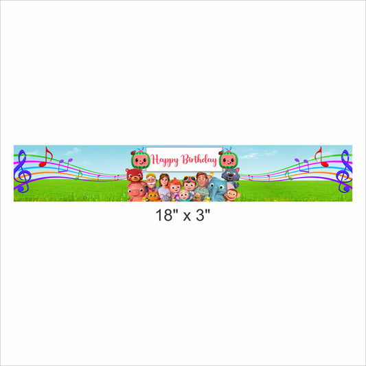 Cocomelon Theme Birthday Party Wrist Band For Kids