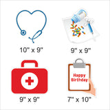 Doctor Theme Birthday Party Theme Hanging Set for Decoration