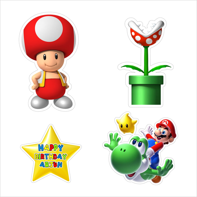Super Mario Theme Birthday Party Theme Hanging Set for Decoration