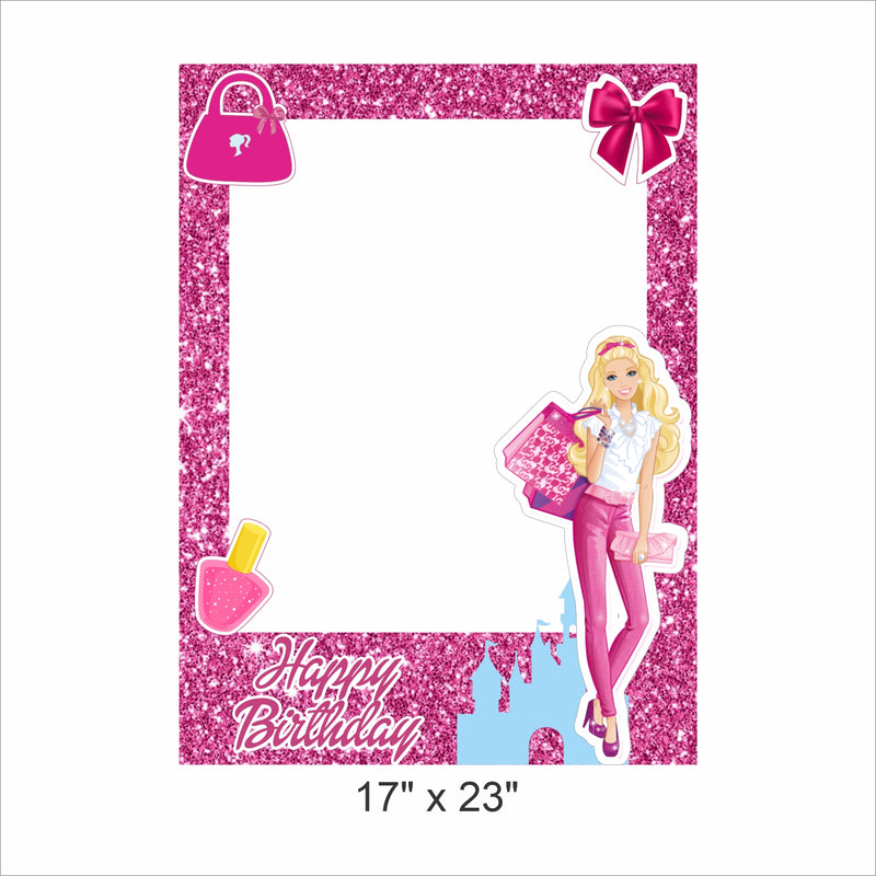 Birthday Party Selfie Photo Booth Frame & Props