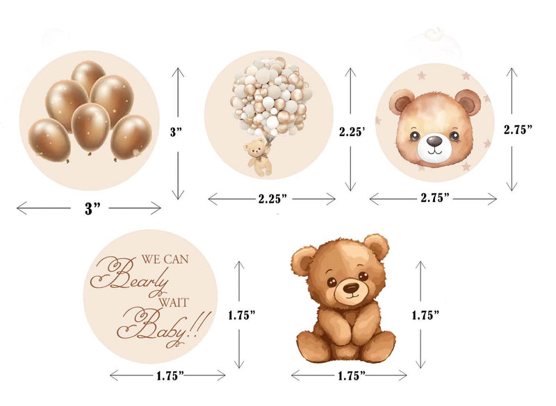 We Can Bearly Wait Party Cake Topper /Cake Decoration Kit