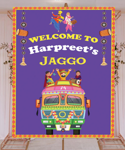 Wedding Ceremony Theme Party Welcome Board