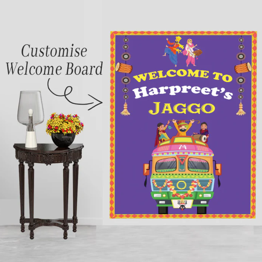 Wedding Ceremony Theme Party Welcome Board