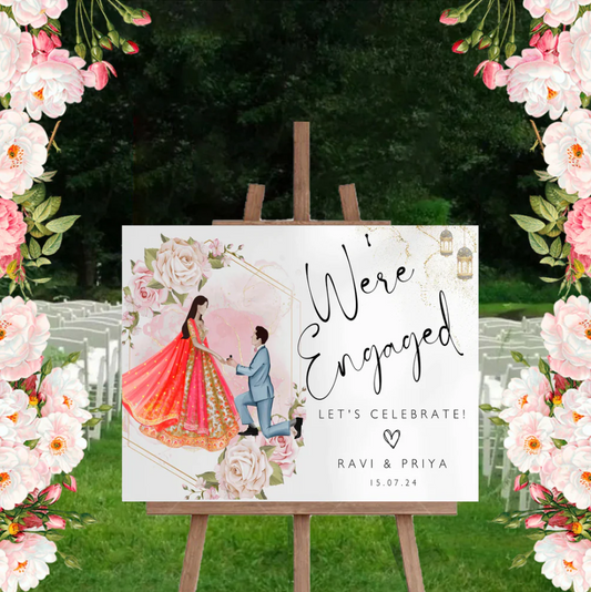 Wedding Ceremony Theme Party Welcome Board