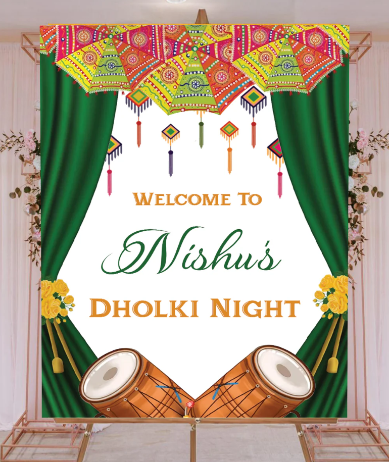 Wedding Ceremony Theme Party Welcome Board
