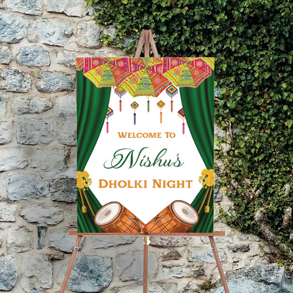 Wedding Ceremony Theme Party Welcome Board