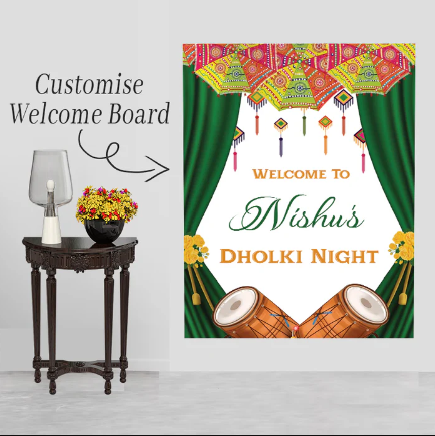 Wedding Ceremony Theme Party Welcome Board