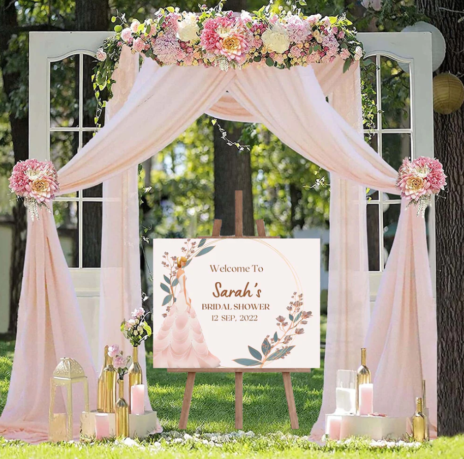 Wedding Ceremony Theme Party Welcome Board