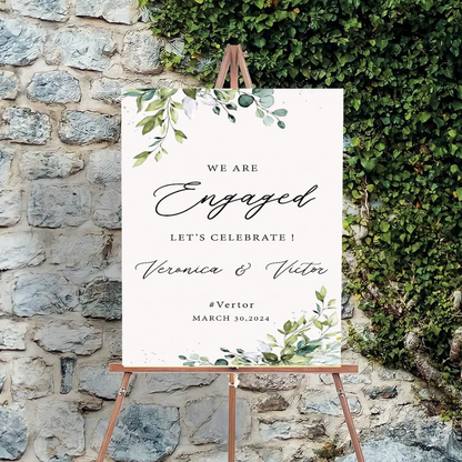 Wedding Ceremony Theme Party Welcome Board