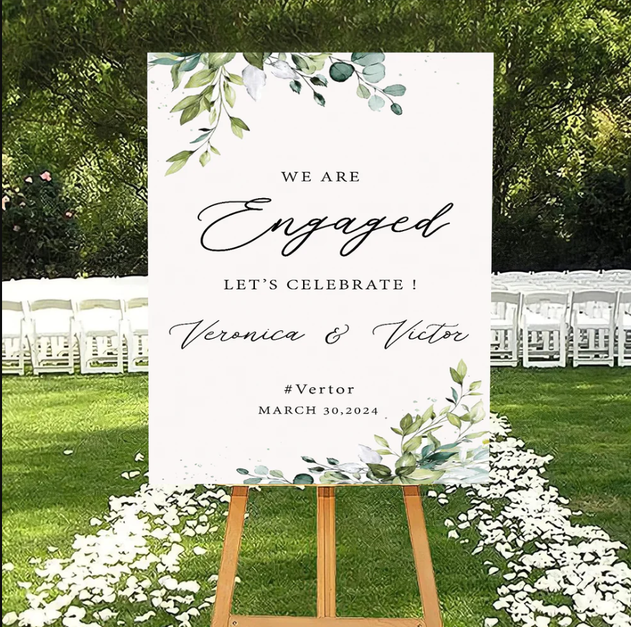 Wedding Ceremony Theme Party Welcome Board